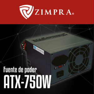 FUENTE PODER ZIMPRA ATX-750W