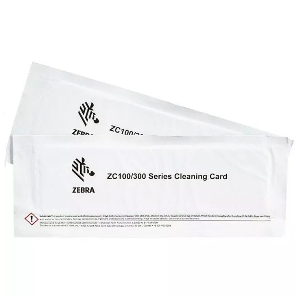 KIT LIMPIEZA ZEBRA PARA IMPRESORA ZC100 y ZC300