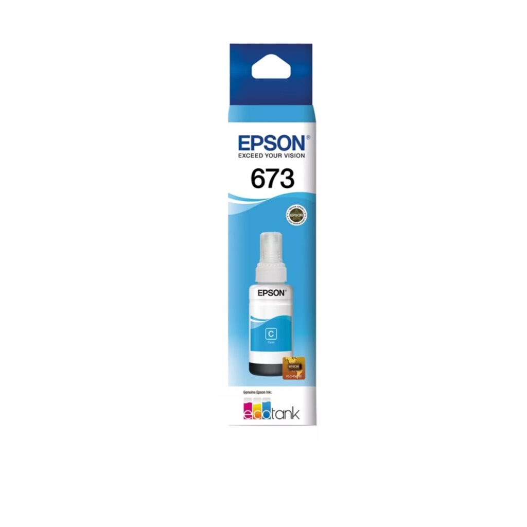 BOTELLA EPSON 673 CIAN
