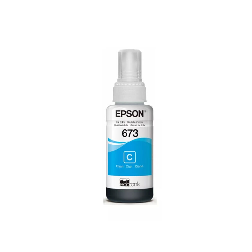 BOTELLA EPSON 673 CIAN