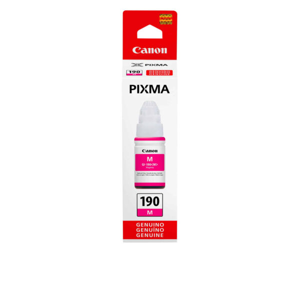 BOTELLA TINTA CANON GI 190 MAGENTA