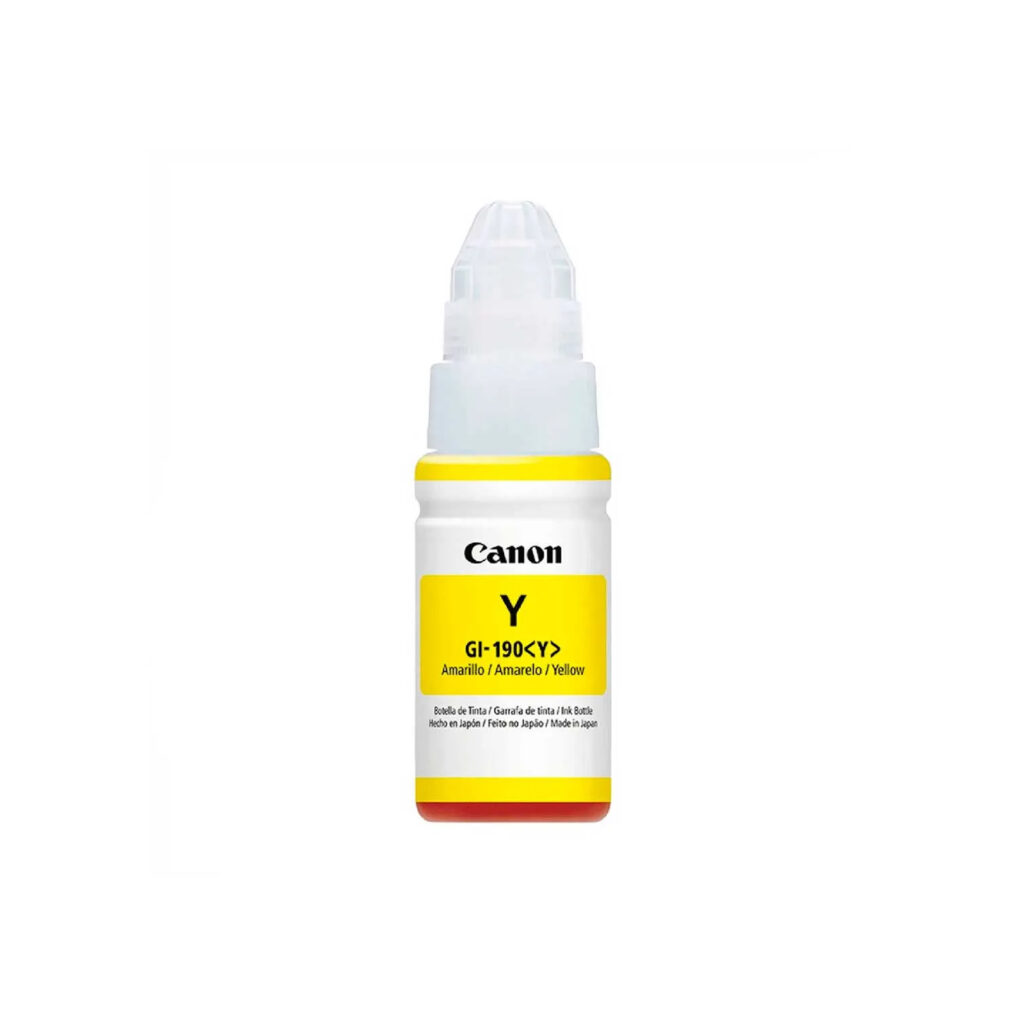BOTELLA TINTA CANON GI 190 TINTA AMARILLO