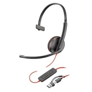 Auriculares USB-C Poly Blackwire 3210 - Calidad Profesional para Videollamadas y Home Office - Imagen 2