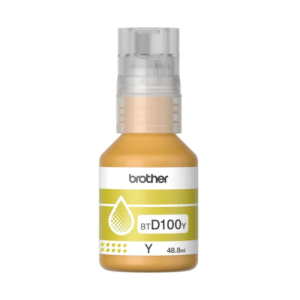 Botella Tinta Brother BTD100Y Amarillo Original