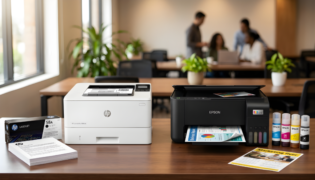 impresora laser vs tinta para oficina