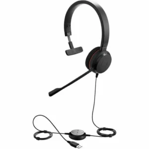 Jabra Evolve 20 Mono MS - Auricular USB-C Profesional Certificado para Microsoft Teams - Imagen 1