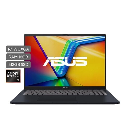 laptop-asus-vivobook-16-ryzen-7-ai-16gb-512gb-ultraligera-2.webp ASUS Vivobook 16 M1607 Ryzen 7 350 16GB 512GB SSD Pantalla 16" WUXGA - Imagen 1