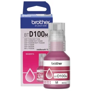 Botella de Tinta Brother BTD100M Magenta - Rendimiento Ultra Alto 5000 Páginas - Imagen 1