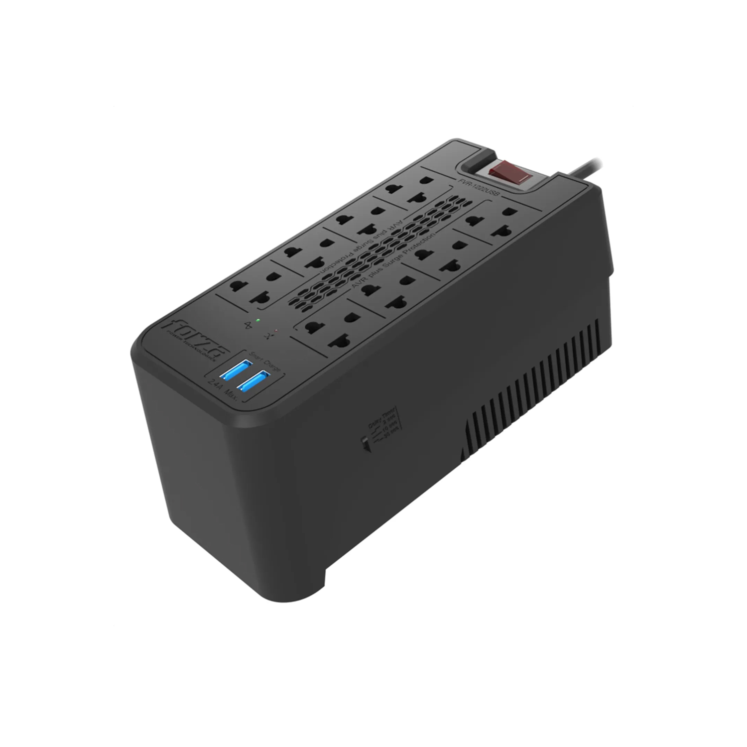 REGULADOR DE VOLTAJE FORZA FVR 1202 1200VA REGULADOR DE VOLTAJE FORZA FVR 1202 1200VA